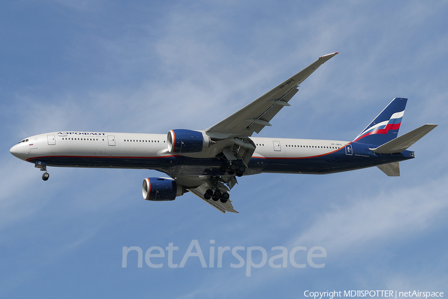 Aeroflot - Russian Airlines Boeing 777-3M0(ER) (VP-BPG) | Photo 392601