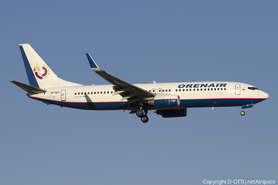 Orenair Boeing 737-83N (VP-BPI) | Photo 392925