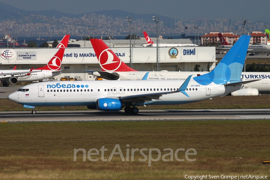 Pobeda Boeing 737-8AL (VP-BPK) | Photo 273192