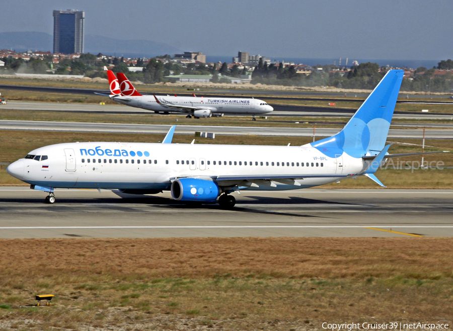 Pobeda Boeing 737-8AL (VP-BPL) | Photo 302485