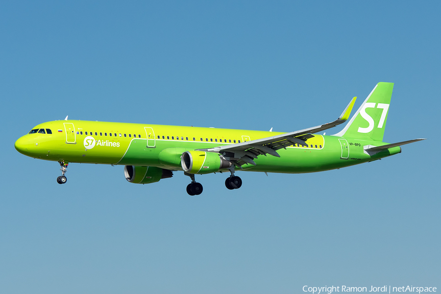 S7 Airlines Airbus A321-211 (VP-BPO) | Photo 364240