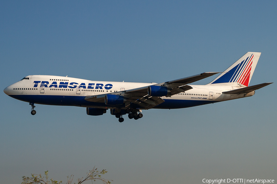 Transaero Airlines Boeing 747-219B (VP-BQA) | Photo 203296