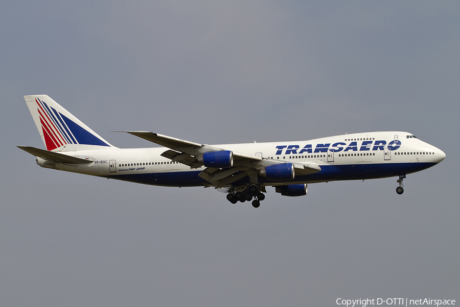 Transaero Airlines Boeing 747-219B (VP-BQC) | Photo 305790