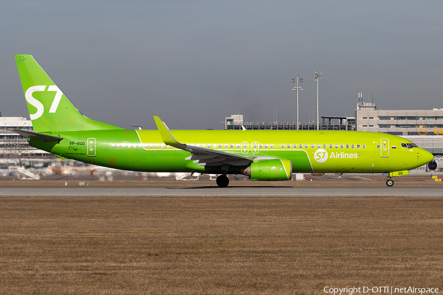 S7 Airlines Boeing 737-83N (VP-BQD) | Photo 373670