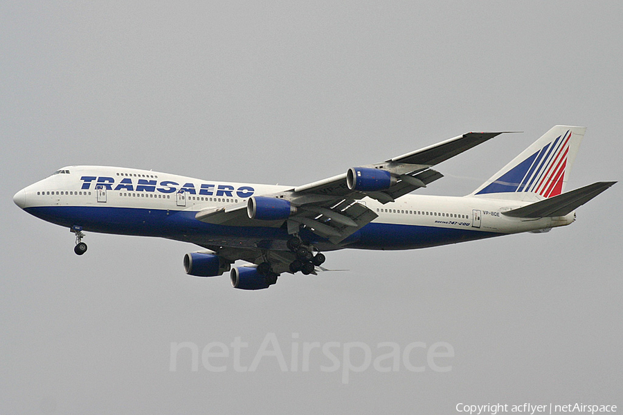 Transaero Airlines Boeing 747-219B (VP-BQE) | Photo 186161