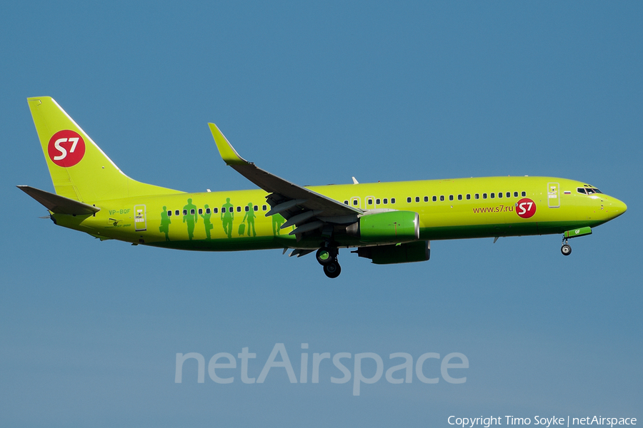 S7 Airlines Boeing 737-83N (VP-BQF) | Photo 21990