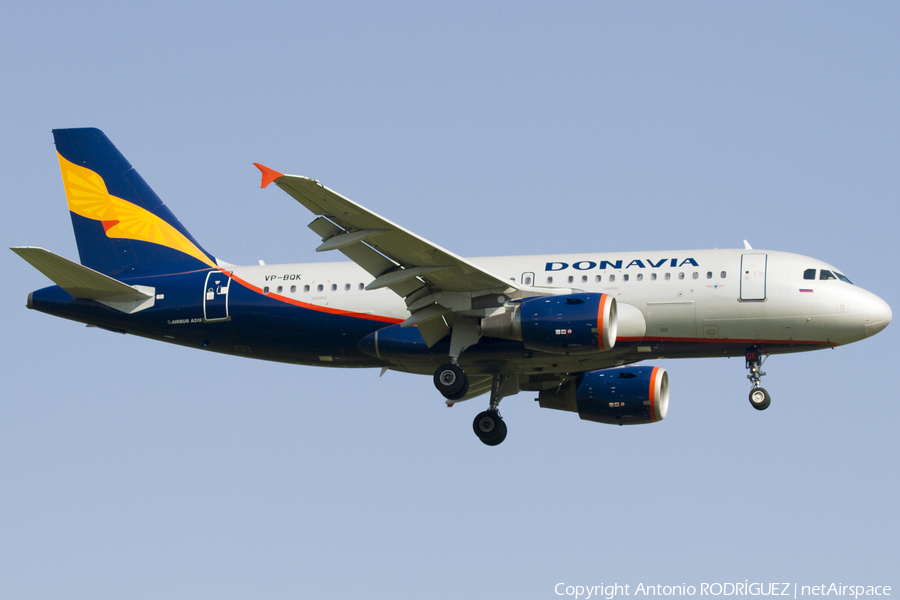 Donavia Airbus A319-111 (VP-BQK) | Photo 149145