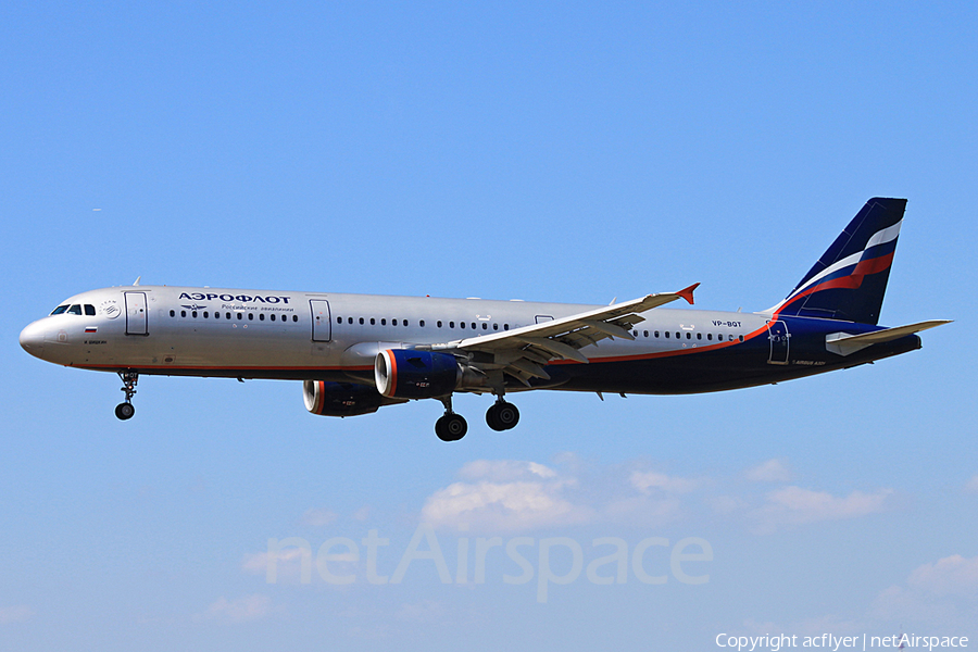 Aeroflot - Russian Airlines Airbus A321-211 (VP-BQT) | Photo 226945