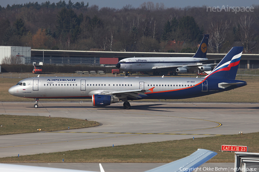 Aeroflot - Russian Airlines Airbus A321-211 (VP-BQX) | Photo 42435