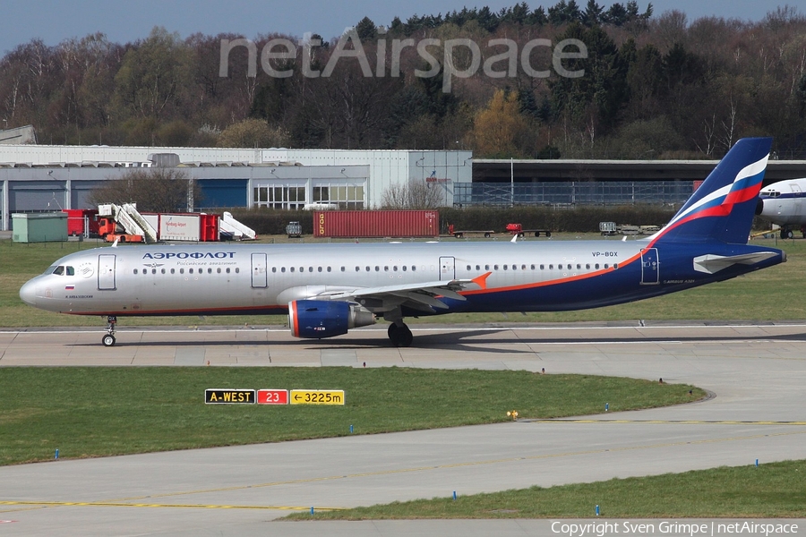 Aeroflot - Russian Airlines Airbus A321-211 (VP-BQX) | Photo 43677