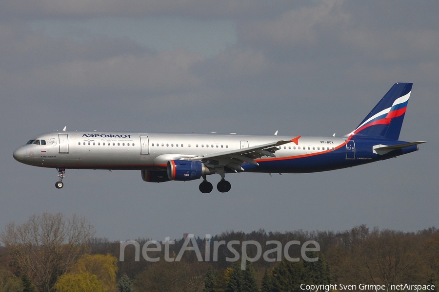 Aeroflot - Russian Airlines Airbus A321-211 (VP-BQX) | Photo 74780