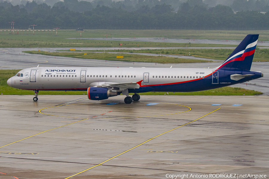 Aeroflot - Russian Airlines Airbus A321-211 (VP-BQX) | Photo 379197