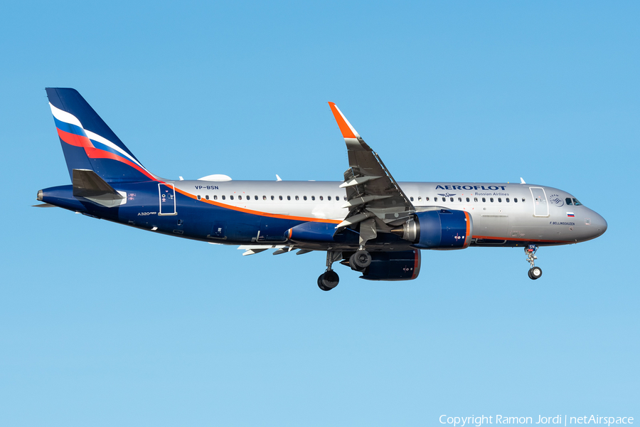 Aeroflot - Russian Airlines Airbus A320-251N (VP-BSN) | Photo 497373