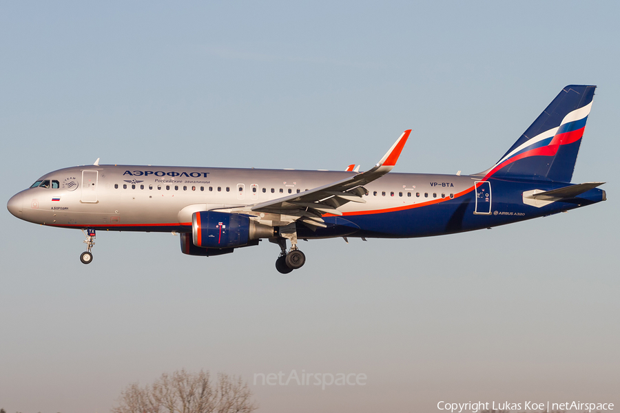 Aeroflot - Russian Airlines Airbus A320-214 (VP-BTA) | Photo 287319