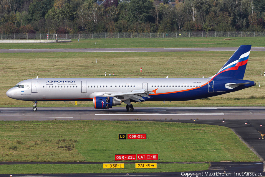 Aeroflot - Russian Airlines Airbus A321-211 (VP-BTG) | Photo 492331