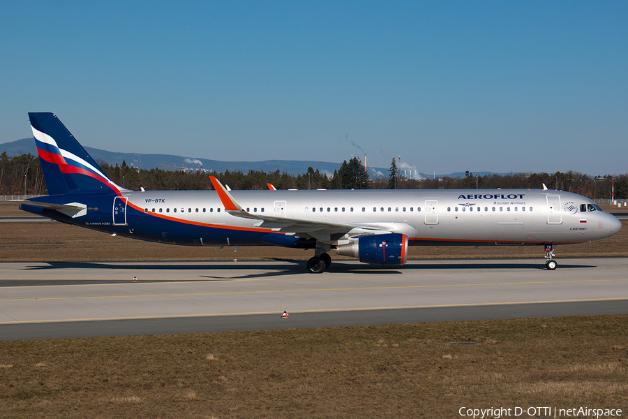 Aeroflot - Russian Airlines Airbus A321-211 (VP-BTK) | Photo 224527