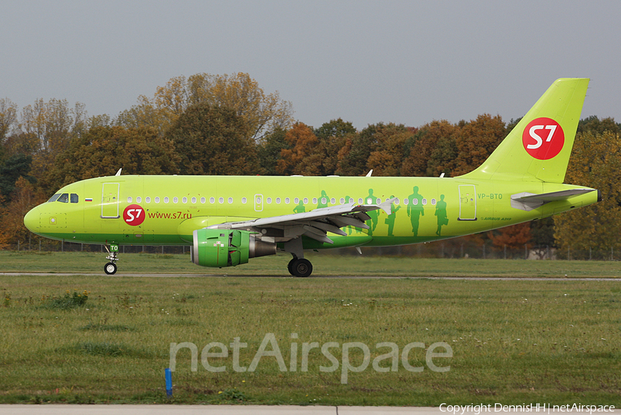 S7 Airlines Airbus A319-114 (VP-BTO) | Photo 393381
