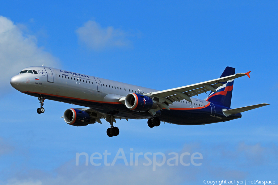 Aeroflot - Russian Airlines Airbus A321-211 (VP-BTR) | Photo 345882
