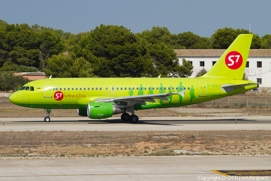 S7 Airlines Airbus A319-114 (VP-BTS) | Photo 367820