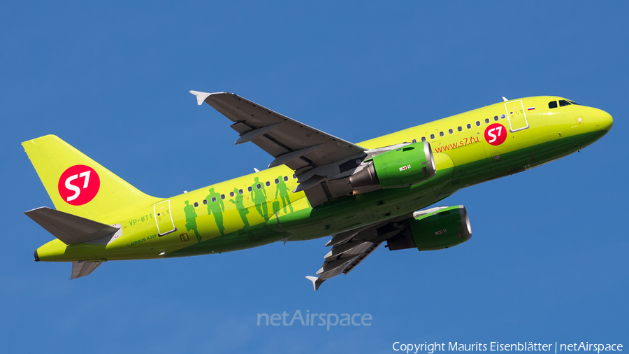 S7 Airlines Airbus A319-114 (VP-BTT) | Photo 153971
