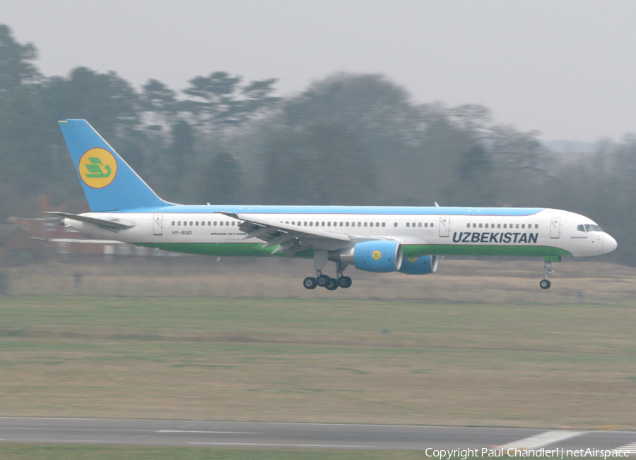 Uzbekistan Airways Boeing 757-23P (VP-BUD) | Photo 485913