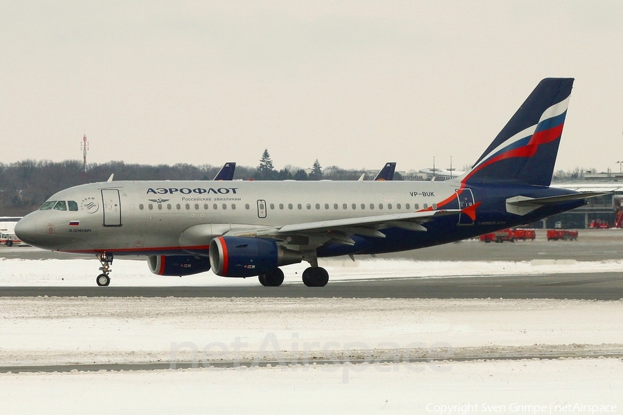 Aeroflot - Russian Airlines Airbus A319-111 (VP-BUK) | Photo 32639
