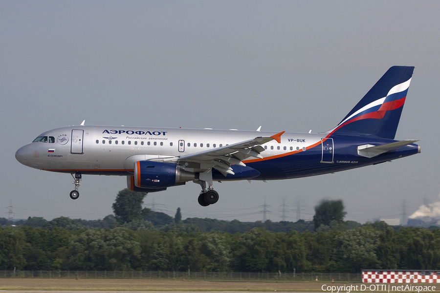 Aeroflot - Russian Airlines Airbus A319-111 (VP-BUK) | Photo 276531