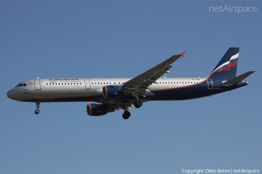 Aeroflot - Russian Airlines Airbus A321-211 (VP-BUM) | Photo 40294