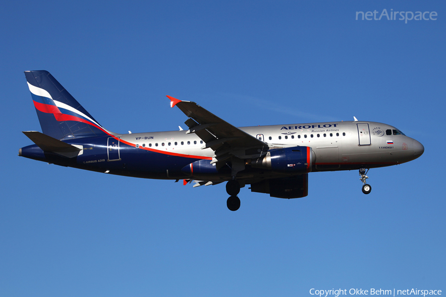 Aeroflot - Russian Airlines Airbus A319-112 (VP-BUN) | Photo 52121