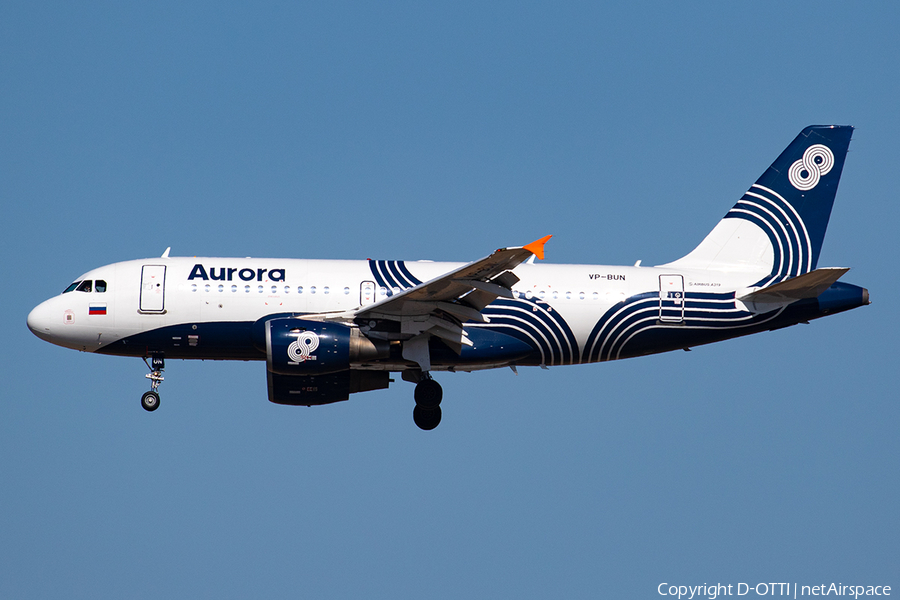 Aurora Airbus A319-112 (VP-BUN) | Photo 387408