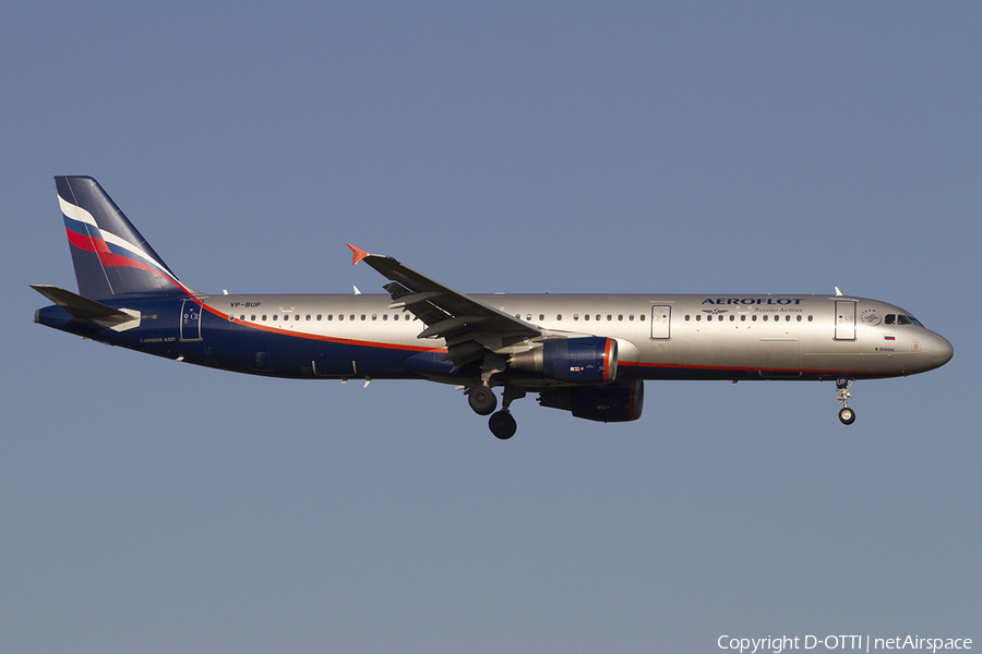 Aeroflot - Russian Airlines Airbus A321-211 (VP-BUP) | Photo 373527