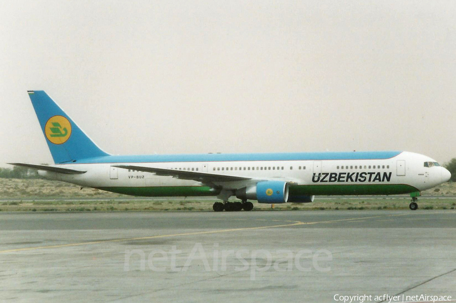 Uzbekistan Airways Boeing 767-33P(ER) (VP-BUZ) | Photo 412795
