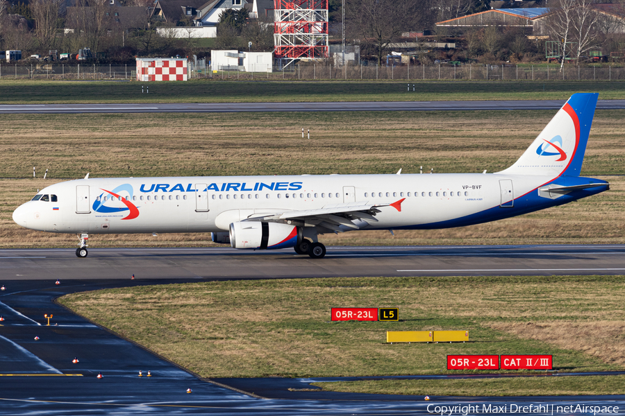 Ural Airlines Airbus A321-231 (VP-BVF) | Photo 488846