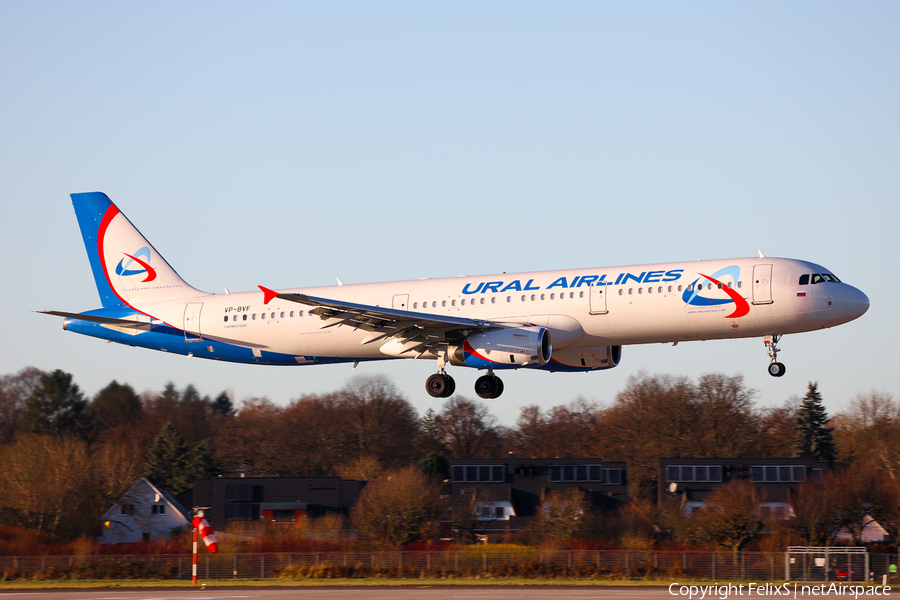 Ural Airlines Airbus A321-231 (VP-BVF) | Photo 538870