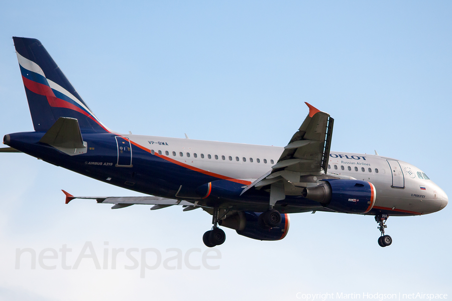Aeroflot - Russian Airlines Airbus A319-111 (VP-BWA) | Photo 54328