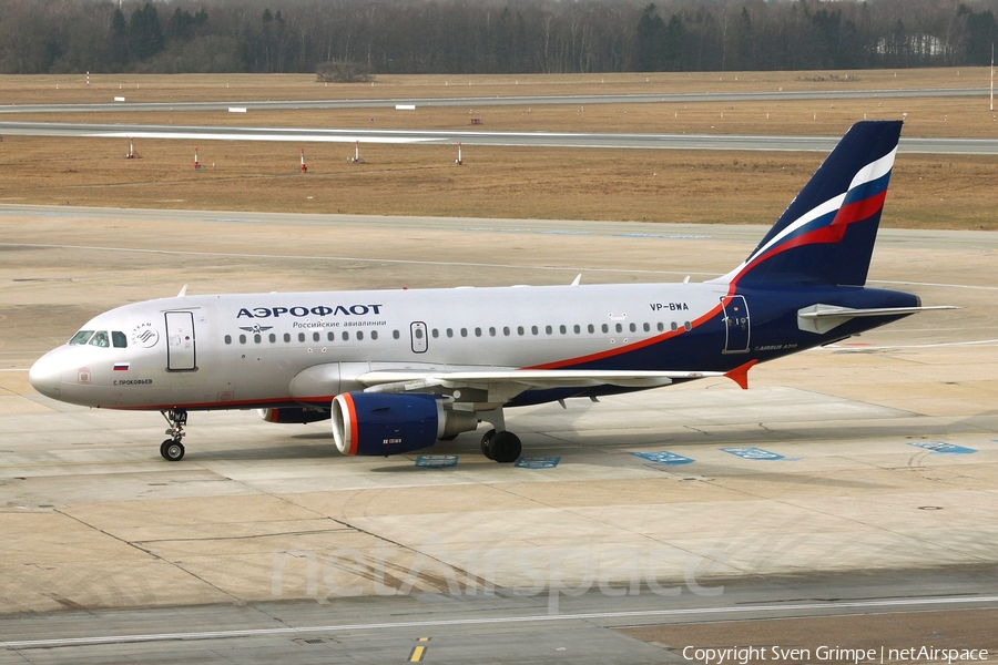 Aeroflot - Russian Airlines Airbus A319-111 (VP-BWA) | Photo 32180