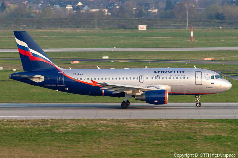 Aeroflot - Russian Airlines Airbus A319-111 (VP-BWA) | Photo 293782