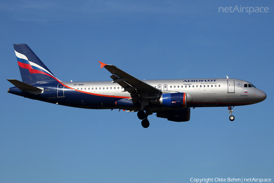 Aeroflot - Russian Airlines Airbus A320-214 (VP-BWD) | Photo 42919