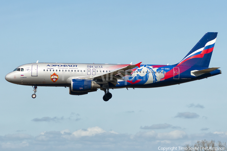 Aeroflot - Russian Airlines Airbus A320-214 (VP-BWD) | Photo 235016