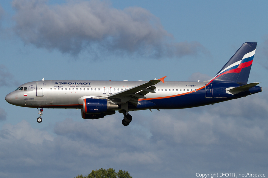 Aeroflot - Russian Airlines Airbus A320-214 (VP-BWF) | Photo 516918