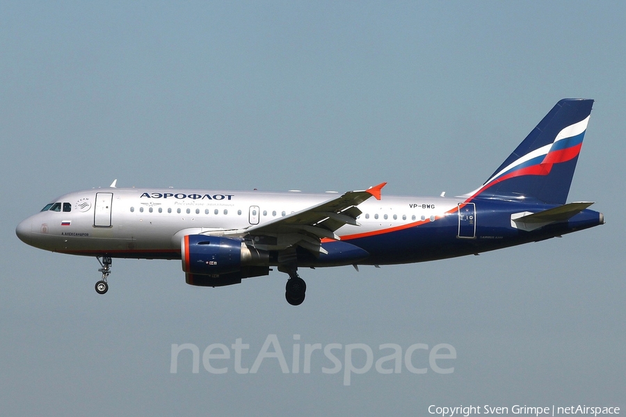 Aeroflot - Russian Airlines Airbus A319-111 (VP-BWG) | Photo 32555