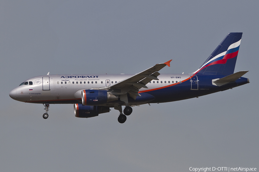 Aeroflot - Russian Airlines Airbus A319-111 (VP-BWG) | Photo 382740
