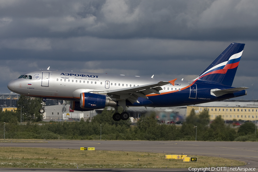 Aeroflot - Russian Airlines Airbus A319-111 (VP-BWJ) | Photo 267457