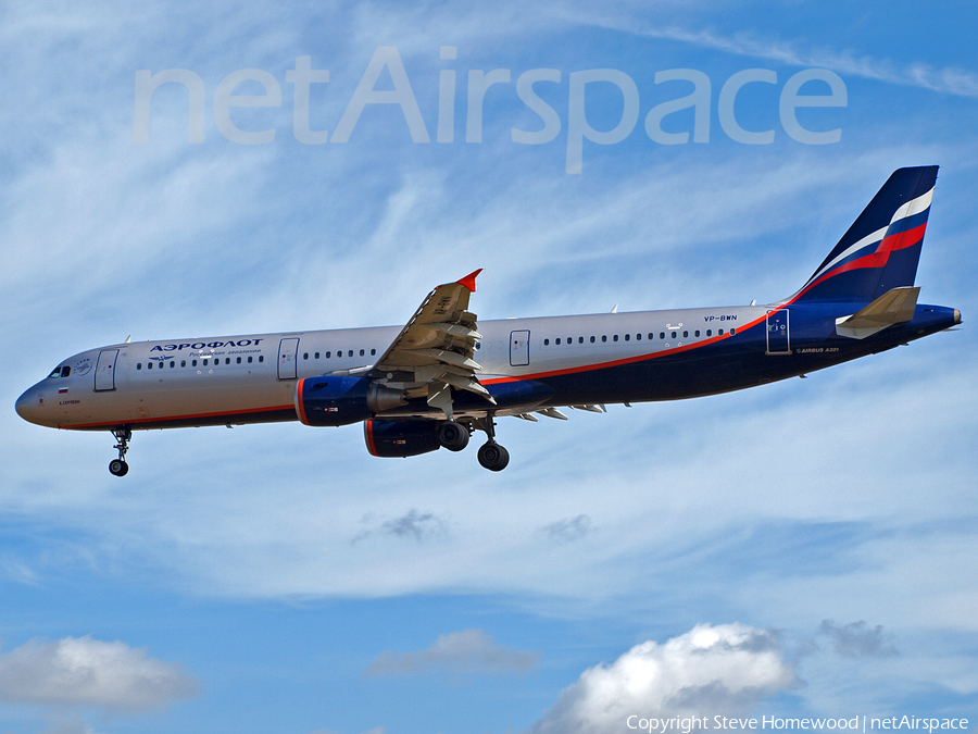 Aeroflot - Russian Airlines Airbus A321-211 (VP-BWN) | Photo 50222