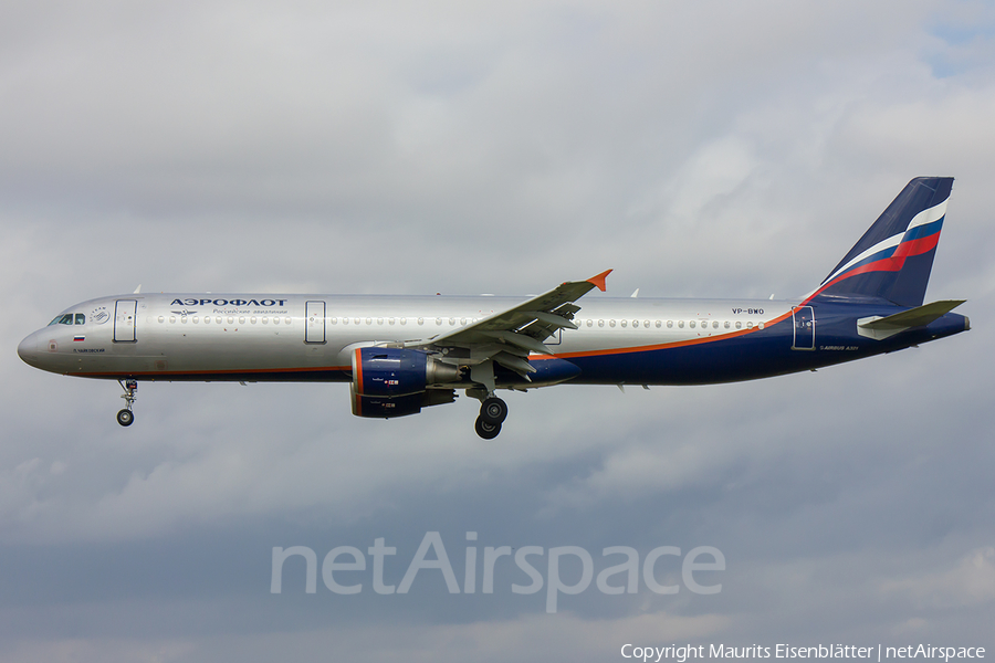 Aeroflot - Russian Airlines Airbus A321-211 (VP-BWO) | Photo 45210
