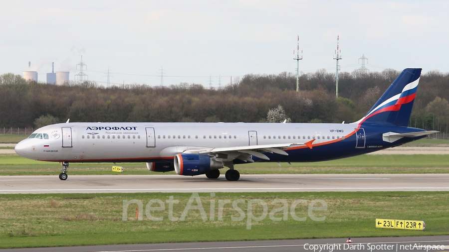 Aeroflot - Russian Airlines Airbus A321-211 (VP-BWO) | Photo 206220