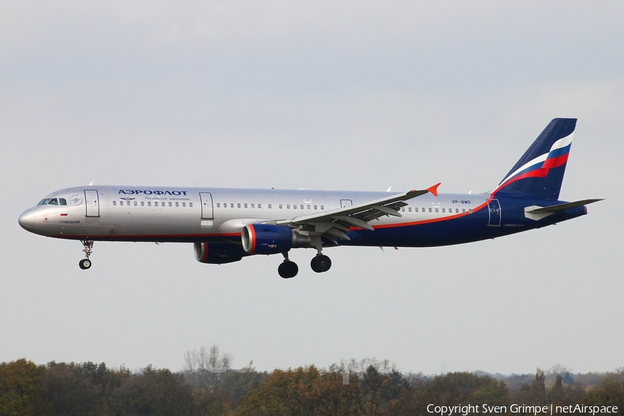 Aeroflot - Russian Airlines Airbus A321-211 (VP-BWO) | Photo 33840