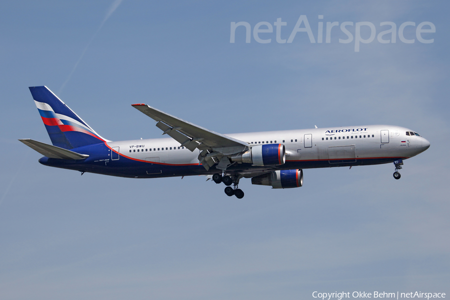 Aeroflot - Russian Airlines Boeing 767-3T7(ER) (VP-BWU) | Photo 72555