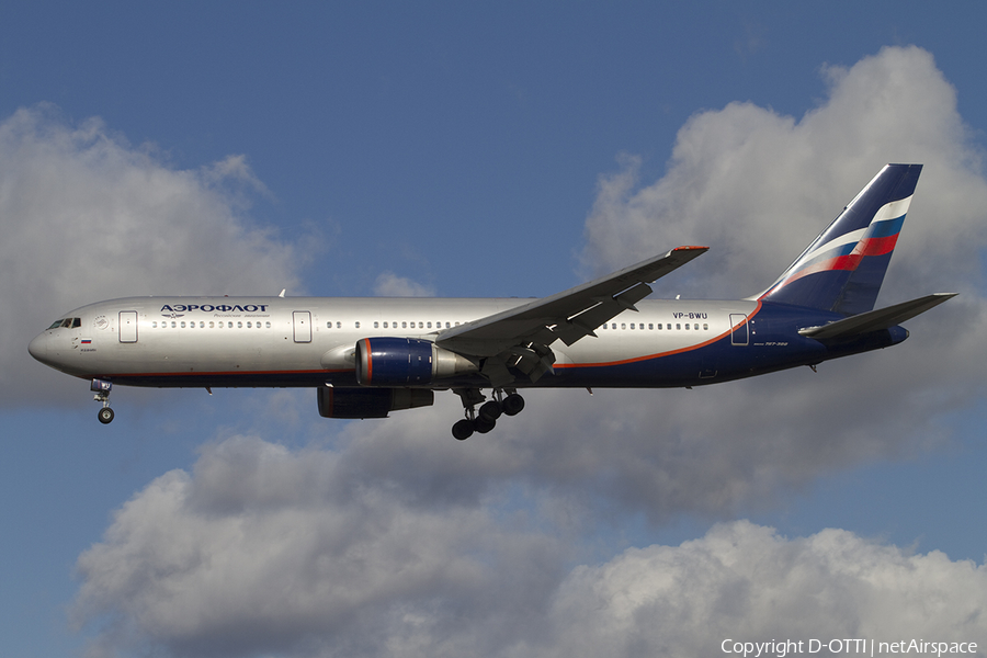 Aeroflot - Russian Airlines Boeing 767-3T7(ER) (VP-BWU) | Photo 375828