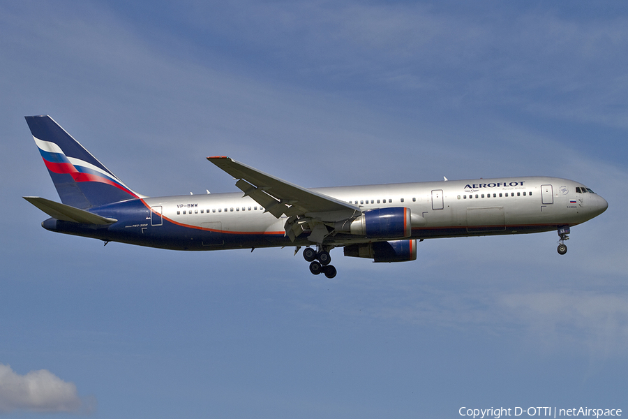 Aeroflot - Russian Airlines Boeing 767-306(ER) (VP-BWW) | Photo 388971